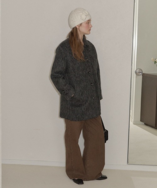 round collar wool coat / ラウンドカラーウールコート セール】round collar wool coat / ラウンドカラーウールコート