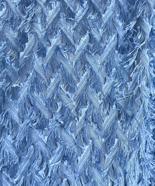 RAW FUDGE(ローファッジ)の「カットジャガードボウタイブラウス(シャツ/ブラウス・レディース・ブラック/オフホワイト/ブルー・M)」の20枚目の写真