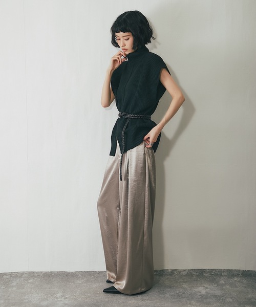 ダブルジッパーニットベスト（ベスト）｜ANOTHER S（アナザー