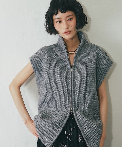 ❤️ Season’Kさま❤️ ダブルジッパーニットベスト（ベスト）｜ANOTHER S（アナザー