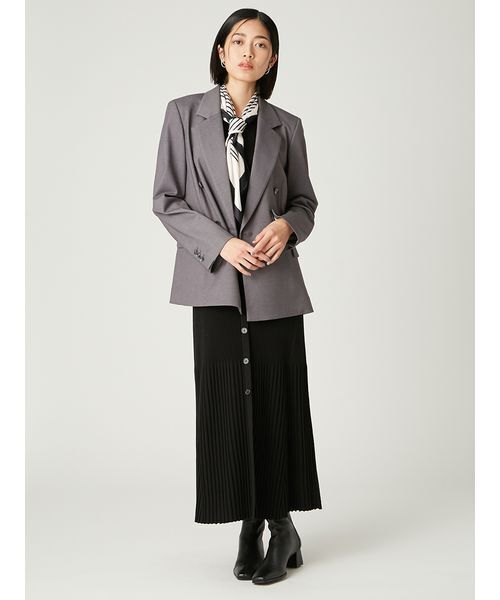 FRAY I.D（フレイアイディー）の「ダブルテーラードジャケット（テーラードジャケット・レディース・チェック/ブラウン/グレー・0/1）」の13枚目の写真