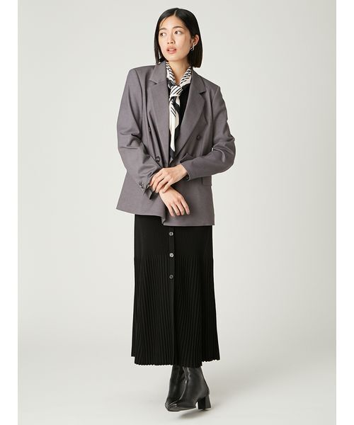 FRAY I.D（フレイアイディー）の「ダブルテーラードジャケット（テーラードジャケット・レディース・チェック/ブラウン/グレー・0/1）」の14枚目の写真