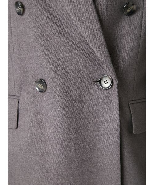 FRAY I.D（フレイアイディー）の「ダブルテーラードジャケット（テーラードジャケット・レディース・チェック/ブラウン/グレー・0/1）」の16枚目の写真