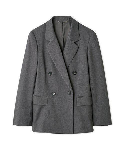 FRAY I.D（フレイアイディー）の「ダブルテーラードジャケット（テーラードジャケット・レディース・チェック/ブラウン/グレー・0/1）」の18枚目の写真