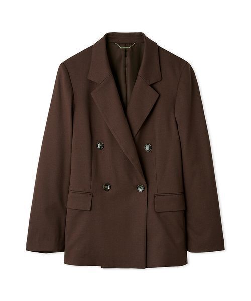 FRAY I.D（フレイアイディー）の「ダブルテーラードジャケット（テーラードジャケット・レディース・チェック/ブラウン/グレー・0/1）」の20枚目の写真