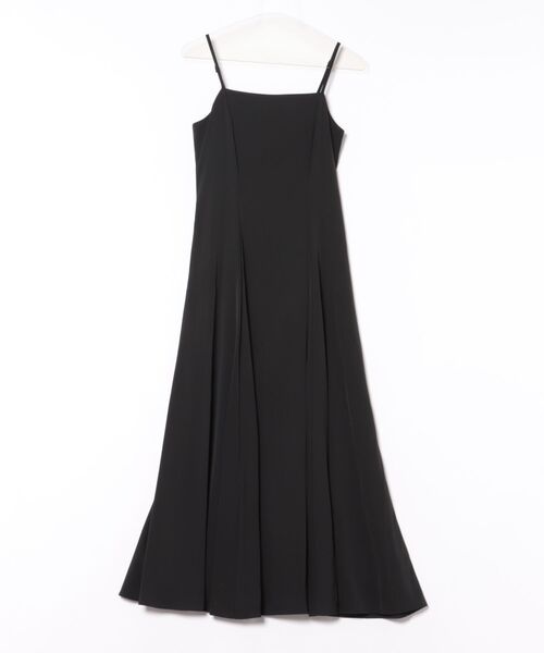 3Dフラワー刺繍ボリュームスリーブブラウス×フレアキャミソール