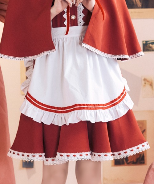 赤ずきん【コスプレ3点セット】（コスチューム/パーティーグッズ