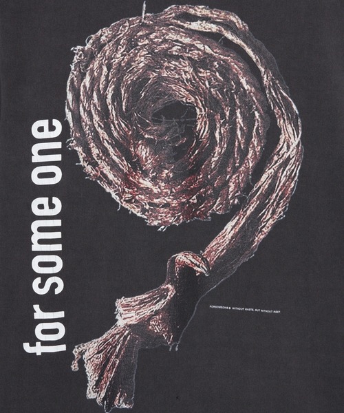 FORSOMEONE（フォーサムワン）の「FORSOMEONE ROPE LAYERED LS TEE（Tシャツ/カットソー・メンズ・ブラック・48/50/46）」の7枚目の写真