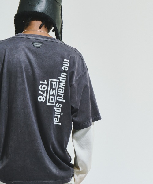 FORSOMEONE（フォーサムワン）の「FORSOMEONE ROPE LAYERED LS TEE（Tシャツ/カットソー・メンズ・ブラック・48/50/46）」の10枚目の写真