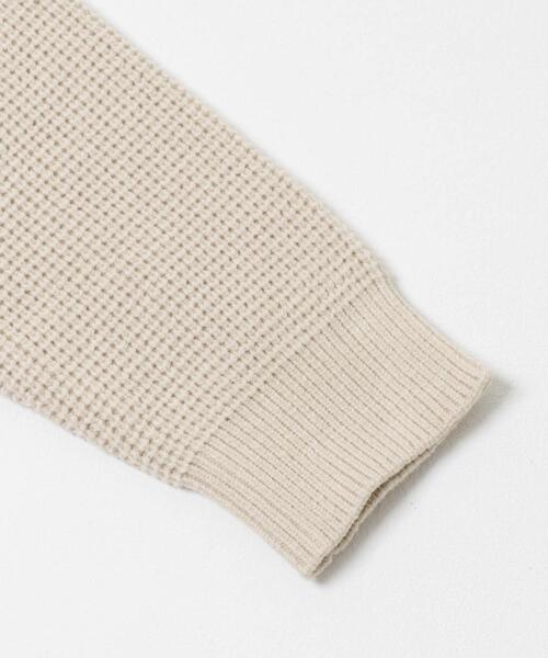 URBAN RESEARCH Sonny Label(アーバンリサーチサニーレーベル)の「ウォッシャブルワッフルニットプルオーバー(ニット/セーター・メンズ・グレー/ブルー/チャコールグレー/ホワイト系その他/ブラウン・MEDIUM/LARGE/X-LARGE)」の10枚目の写真