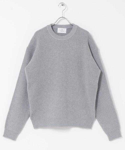 URBAN RESEARCH Sonny Label(アーバンリサーチサニーレーベル)の「ウォッシャブルワッフルニットプルオーバー(ニット/セーター・メンズ・グレー/ブルー/チャコールグレー/ホワイト系その他/ブラウン・MEDIUM/LARGE/X-LARGE)」の13枚目の写真