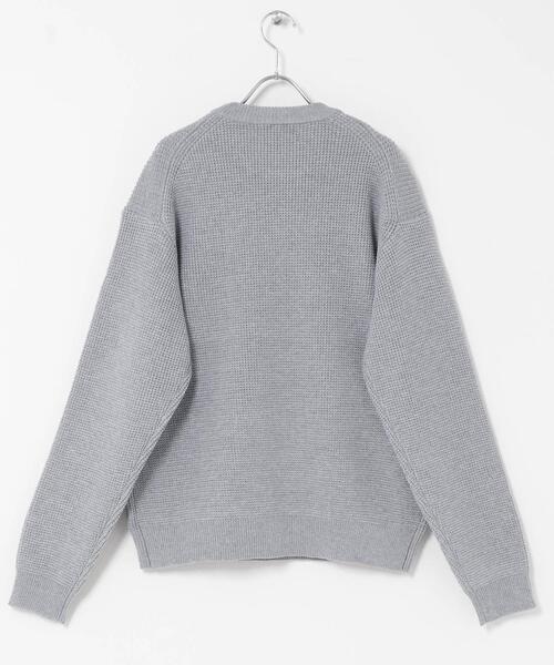 URBAN RESEARCH Sonny Label(アーバンリサーチサニーレーベル)の「ウォッシャブルワッフルニットプルオーバー(ニット/セーター・メンズ・グレー/ブルー/チャコールグレー/ホワイト系その他/ブラウン・MEDIUM/LARGE/X-LARGE)」の15枚目の写真