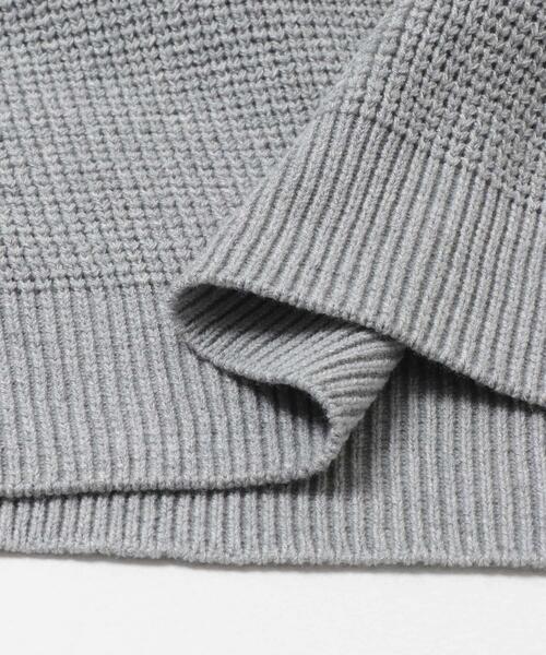 URBAN RESEARCH Sonny Label(アーバンリサーチサニーレーベル)の「ウォッシャブルワッフルニットプルオーバー(ニット/セーター・メンズ・グレー/ブルー/チャコールグレー/ホワイト系その他/ブラウン・MEDIUM/LARGE/X-LARGE)」の16枚目の写真