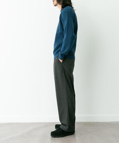 URBAN RESEARCH Sonny Label(アーバンリサーチサニーレーベル)の「ウォッシャブルワッフルニットプルオーバー(ニット/セーター・メンズ・グレー/ブルー/チャコールグレー/ホワイト系その他/ブラウン・MEDIUM/LARGE/X-LARGE)」の21枚目の写真