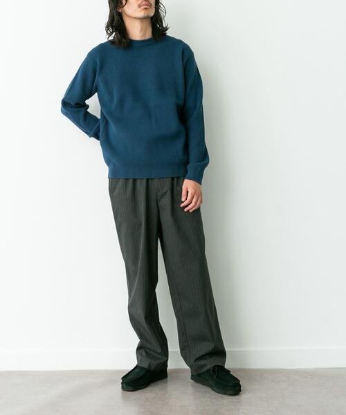 URBAN RESEARCH Sonny Label(アーバンリサーチサニーレーベル)の「ウォッシャブルワッフルニットプルオーバー(ニット/セーター・メンズ・グレー/ブルー/チャコールグレー/ホワイト系その他/ブラウン・MEDIUM/LARGE/X-LARGE)」の22枚目の写真