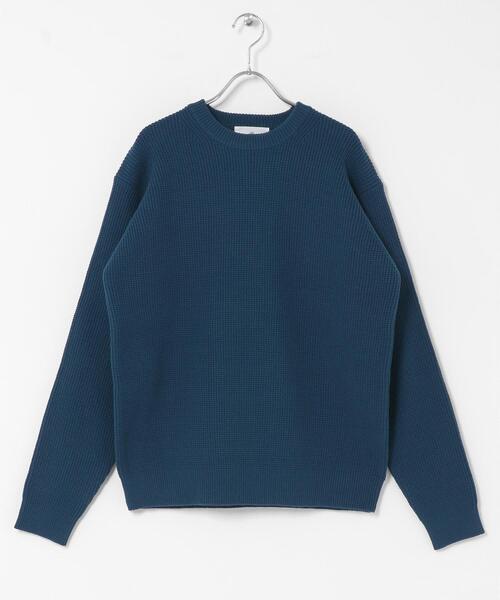 セール】ウォッシャブルワッフルニットプルオーバー（ニット/セーター