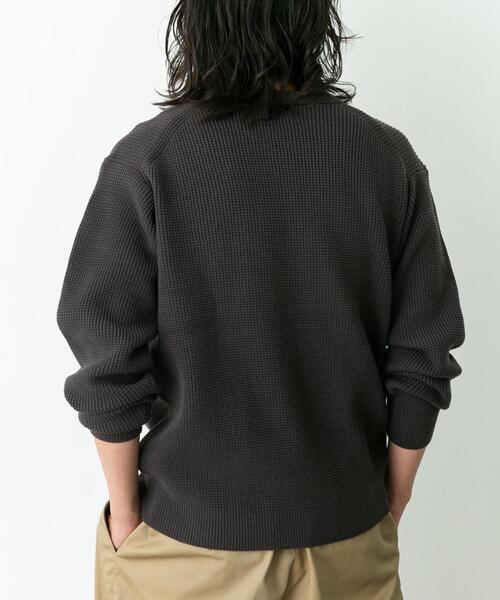 セール】ウォッシャブルワッフルニットプルオーバー（ニット/セーター