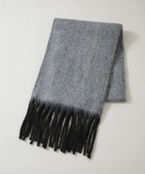 NANO universe（ナノユニバース）の「ボリュームマフラー（マフラー・レディース・グレー系その他4/ブラック/ブルーグリーン・FREE）」の10枚目の写真