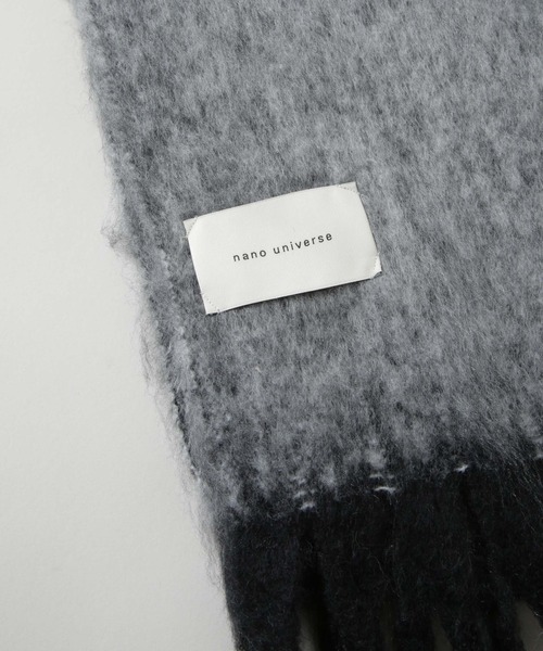 NANO universe（ナノユニバース）の「ボリュームマフラー（マフラー・レディース・グレー系その他4/ブラック/ブルーグリーン・FREE）」の13枚目の写真