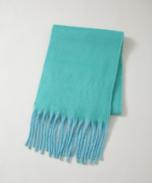 NANO universe（ナノユニバース）の「ボリュームマフラー（マフラー・レディース・グレー系その他4/ブラック/ブルーグリーン・FREE）」の5枚目の写真