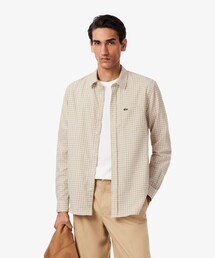 LACOSTE | オーガニックコットンフランネルチェックシャツ(シャツ/ブラウス)