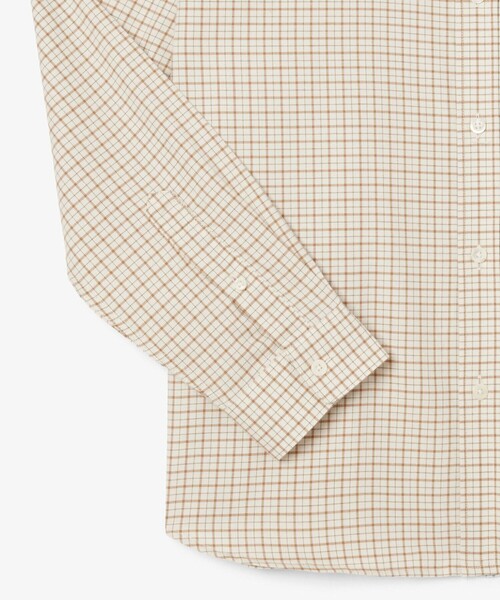 LACOSTE（ラコステ）の「オーガニックコットンフランネルチェックシャツ（シャツ/ブラウス・メンズ・ベージュ・38/39/41/40）」の3枚目の写真