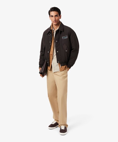 LACOSTE（ラコステ）の「オーガニックコットンフランネルチェックシャツ（シャツ/ブラウス・メンズ・ベージュ・38/39/41/40）」の7枚目の写真