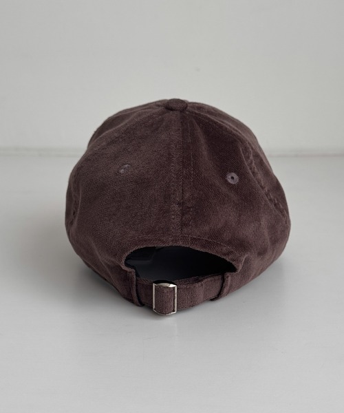 CANAL JEAN(キャナルジーン)の「Lakey Park ベロアCAP(キャップ・レディース・ブラウン・ONE SIZE)」の3枚目の写真