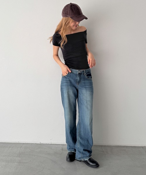 CANAL JEAN(キャナルジーン)の「Lakey Park ベロアCAP(キャップ・レディース・ブラウン・ONE SIZE)」の7枚目の写真