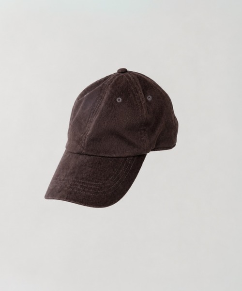 CANAL JEAN(キャナルジーン)の「Lakey Park ベロアCAP(キャップ・レディース・ブラウン・ONE SIZE)」の4枚目の写真