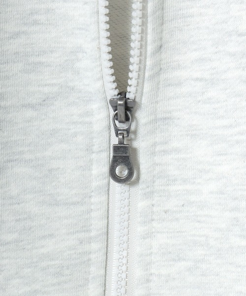 Santa Barbara Polo & Racquet Club（サンタ・バーバラ・ポロ & ラケット・クラブ）の「Santa Barbara Polo & Racquet Club/サンタバーバラポロ & ラケットクラブ 裏毛 ロゴ ワンポイント刺繍 スウェット ジップアップパーカー/長袖 トップス フルジップパーカー/レディース メンズ（パーカー・レディース・オートミール/チャコール/ブラック/グレー・M/L/LL）」の13枚目の写真