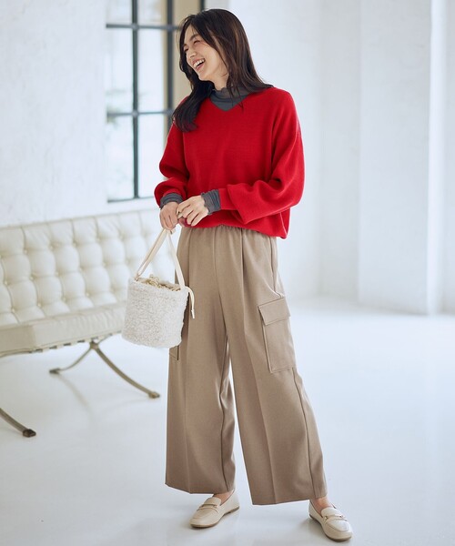 セール】【ウエストゴム】カーゴタックパンツ（カーゴパンツ）｜ANY