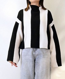 レディースのニット/セーター（ストライプ柄）ファッション通販 - ZOZOTOWN