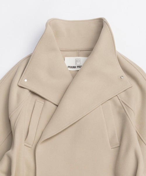 PRANK PROJECT（プランクプロジェクト）の「ハイネックコート / High Neck Coat（その他アウター・レディース・ベージュ/グレー/ブラック・FREE）」の4枚目の写真
