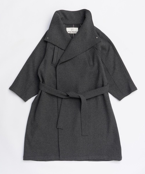 PRANK PROJECT（プランクプロジェクト）の「ハイネックコート / High Neck Coat（その他アウター・レディース・ベージュ/グレー/ブラック・FREE）」の19枚目の写真