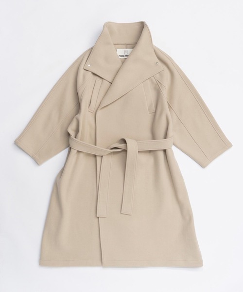 【洒脱！14万！】ドッピ　アー　コート Anna ／154cm ・ビッグカラーダブルチェスターコート cord：0175252050