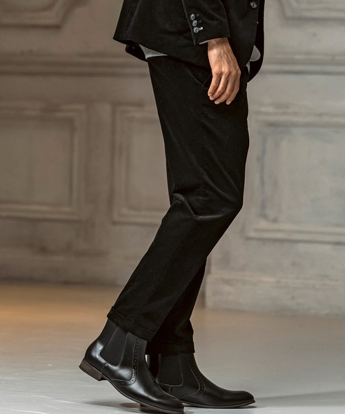 AKM Contemporary(エイケイエムコンテンポラリー)の「【WEB・直営店限定】AKM Contemporary(エイケイエムコンテンポラリー)コーデュロイ テーパードシルエット スラックス(ストレッチ性/伸縮性)(スラックス・メンズ・ブラック/ホワイト/ネイビー・S/M/L/XL/XXL)」の12枚目の写真