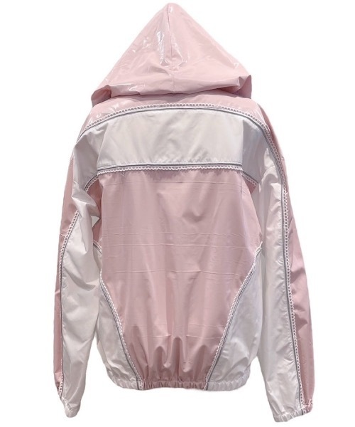 lilLilly（リルリリー）の「レースバイカラーナイロンジャケット（ナイロンジャケット・レディース・ピンク/グレー・FREE）」の17枚目の写真