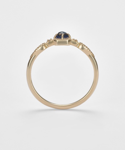 agete（アガット）の「K5紫金石／クォーツリング（リング・レディース・ブラック系その他・#9/#11/#13/#15）」の4枚目の写真