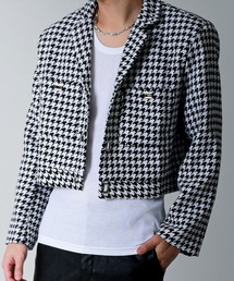 BENUSTA（ベヌスタ）の「A'GEM/9 × .kom 『BENUSTA/ベヌスタ』BIG POCKET SHORT JACKET/ビッグポケットショートジャケット（テーラードジャケット・メンズ）」