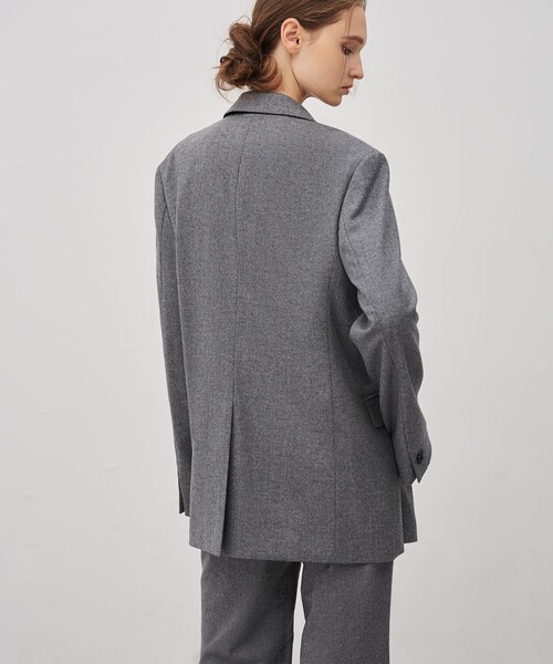 フランネル BIG ジャケット（テーラードジャケット）｜uncrave