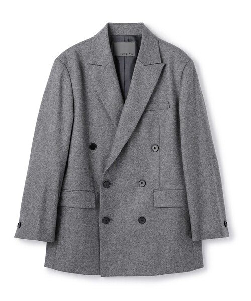 フランネル BIG ジャケット（テーラードジャケット）｜uncrave