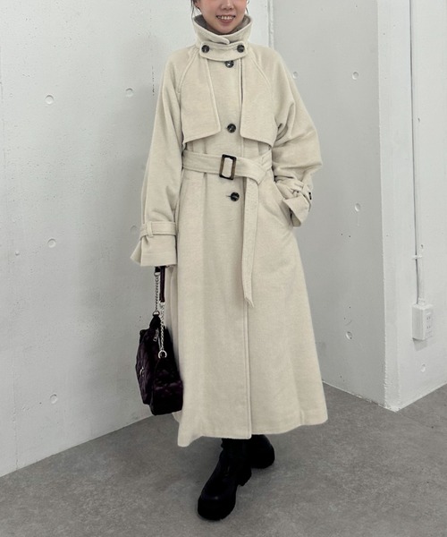 セール】2wayウールトレンチコート（トレンチコート）｜archives