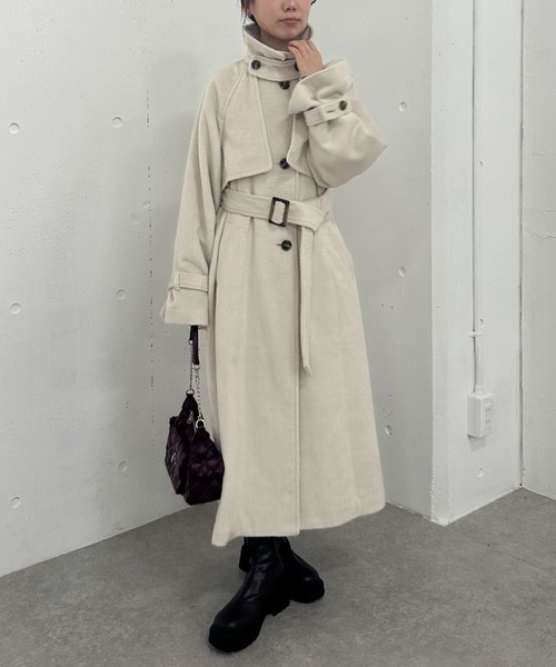 セール】2wayウールトレンチコート（トレンチコート）｜archives