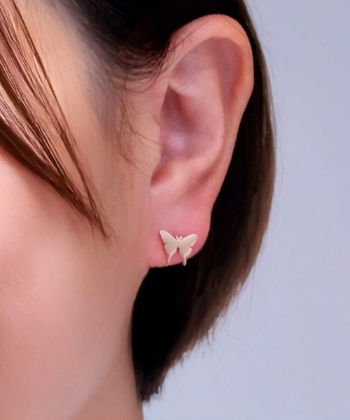 専用ページ ピアス 両耳 セール】SARINOHANA/蝶々ピアス/ステンレス（ピアス（両耳用