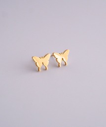 SARINOHANA/蝶々ピアス/ステンレス