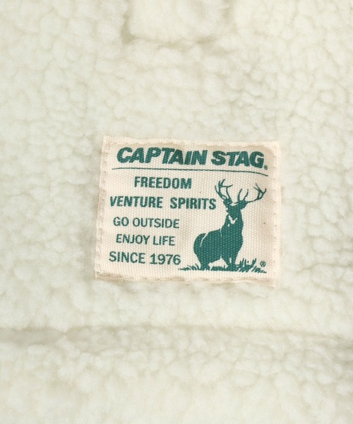 CAPTAIN STAG(キャプテンスタッグ)の「CAPTAIN STAG(キャプテンスタッグ)タンブリングボアパーカーブルゾンジャケット レディース(ブルゾン・レディース・アイボリー/ブラック・M/L/LL)」の5枚目の写真
