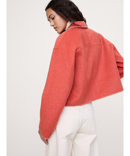 Banana Republic(バナナリパブリック)の「ダブルフェイス ショートジャケット(その他アウター・レディース・オレンジ・XS/S/M/L)」の5枚目の写真