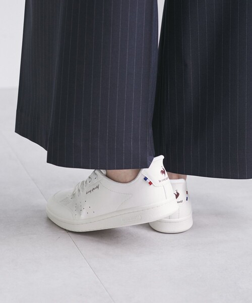 le coq sportif（ルコックスポルティフ）の「【le coq sportif/ルコックスポルティフ別注】ラ ローランSI/LA ROLAND SI（スニーカー・レディース・ホワイト・23.5cm/24.0cm/24.5cm）」の9枚目の写真