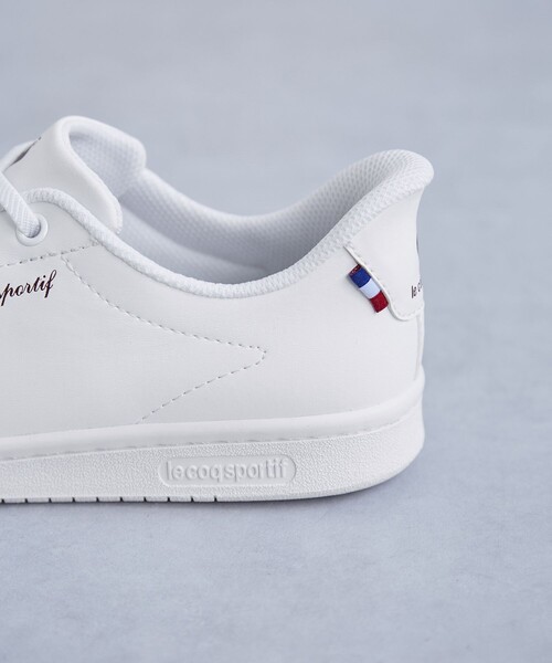le coq sportif（ルコックスポルティフ）の「【le coq sportif/ルコックスポルティフ別注】ラ ローランSI/LA ROLAND SI（スニーカー・レディース・ホワイト・23.5cm/24.0cm/24.5cm）」の8枚目の写真